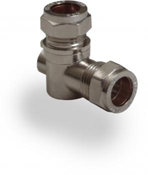 Straight  Isolating Valve Male Flat Faced 1/2" or 3/8" Bent Angled 